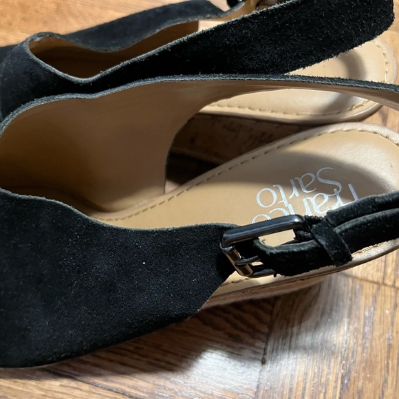 Franco Sarto suede wedge sandals - Picture 2 of 4